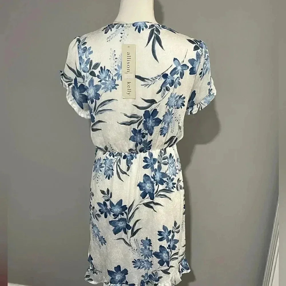 Allison & Kelly faux wrap dress size L NWT - Picture 6 of 14